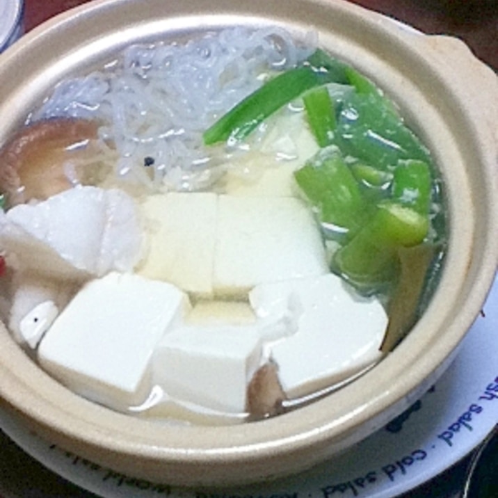 万願寺唐辛子入り☆湯豆腐【今日のおばんざい】